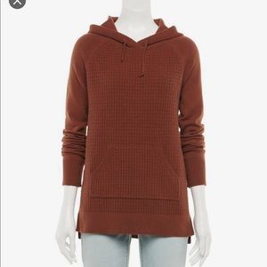 NWOT $18 Sonoma hooded sweater Rust colored XXL